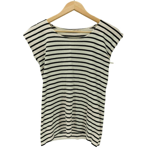 コムデギャルソン COMME des GARCONS 00S ノースリーブ ボーダー チュニック Tシャツ レディース