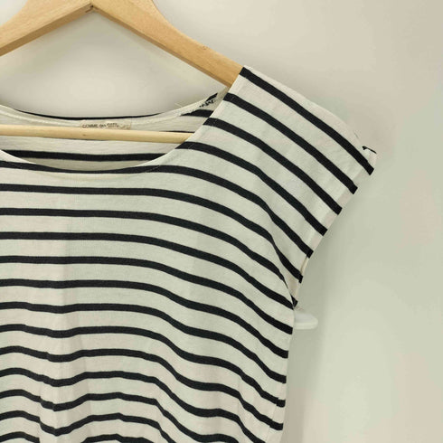 コムデギャルソン COMME des GARCONS 00S ノースリーブ ボーダー チュニック Tシャツ レディース