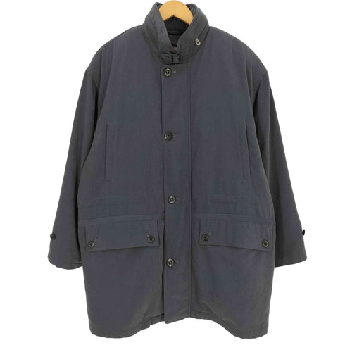 ジャンニヴェルサーチ GIANNI VERSACE 玉虫 ライナー フードパッカブル ピーチスキン ハーフコート メンズ import:M