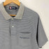 チャップスラルフローレン CHAPS RALPH LAUREN 90S スイッチング ボーダー S/S ポロシャツ メンズ import:L