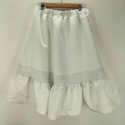 コムデギャルソンガール COMME DES GARCONS GIRL 22AW AD2022 リボン エステル サテン ボリューム スカート レディース JPN:S