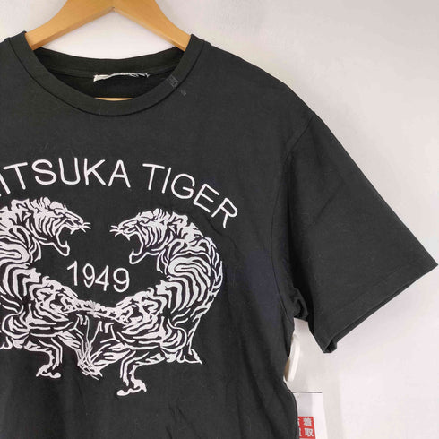 オニツカタイガー ONITSUKA TIGER タイガー 刺繍デザイン 半袖 Tシャツ レディース JPN:XL