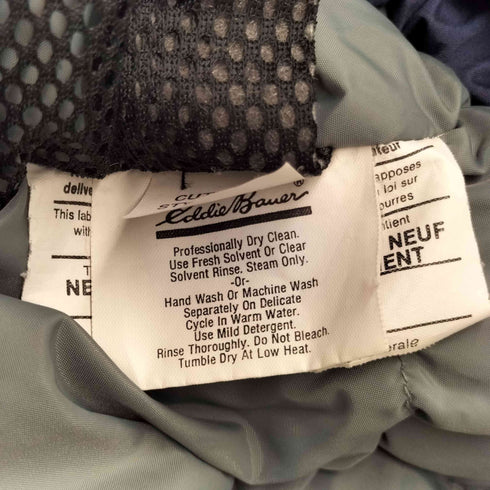 エディーバウアー Eddie Bauer 80S USA製 黒タグ後期 GOOSE DOWN グース ダウン パーカー ジャケット メンズ import:M