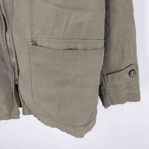 グレンフェル GRENFELL 50-60S 山タグ 英国 ユーロ 襟コーデュロイ ライナー付き ダウン コート LIGHTNING ジップ vintage ヴィンテージ メンズ