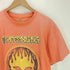 JAPAN TOUR 2001 00S スカル フレイム 両面プリント パンクバンド Tシャツ フェード メンズ JPN:L