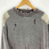 ダンケシェーン Danke Schon MILS KNIT CREWNECK ミル ニット クルーネック ダメージ加工 パッチワークニット メンズ M