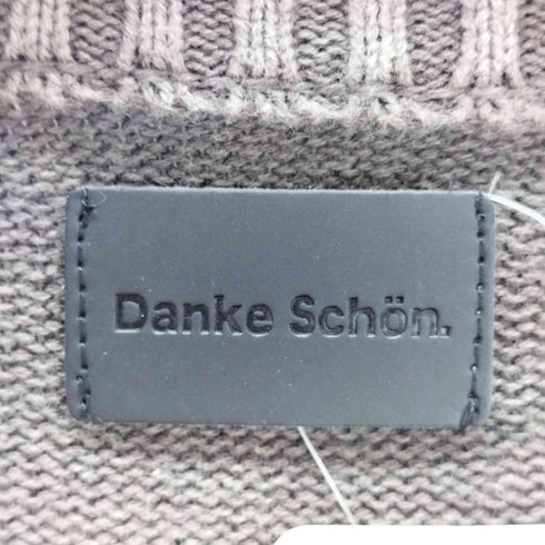ダンケシェーン Danke Schon MILS KNIT CREWNECK ミル ニット クルーネック ダメージ加工 パッチワークニット メンズ M