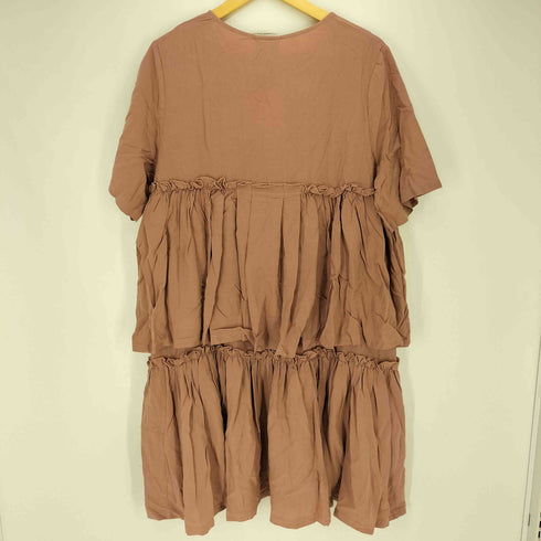 S / île シール hikage kelvin onepiece フリル Tシャツ ボリュームワンピース レディース