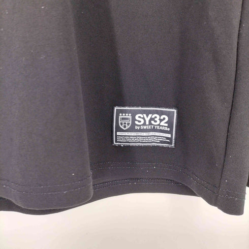 エスワイサーティトゥー SY32 by SWEET YEARS NASHIJI EMBROIDERY LOGO L/S TEE メンズ JPN:XL