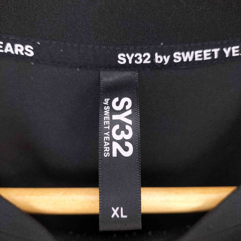 エスワイサーティトゥー SY32 by SWEET YEARS NASHIJI EMBROIDERY LOGO L/S TEE メンズ JPN:XL