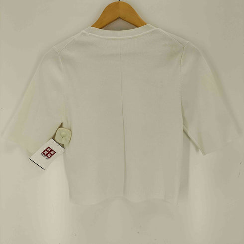 アダムエロペ Adam et Rope 洗えるクールタッチショートニットTシャツ レディース FREE
