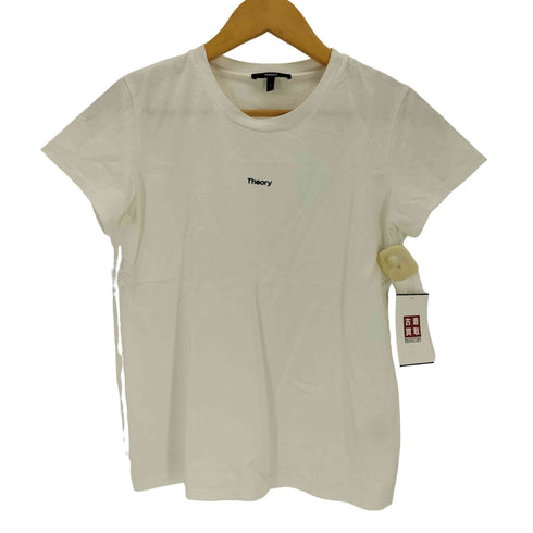 セオリー theory ロゴ クルーネック 半袖Tシャツ レディース JPN:S