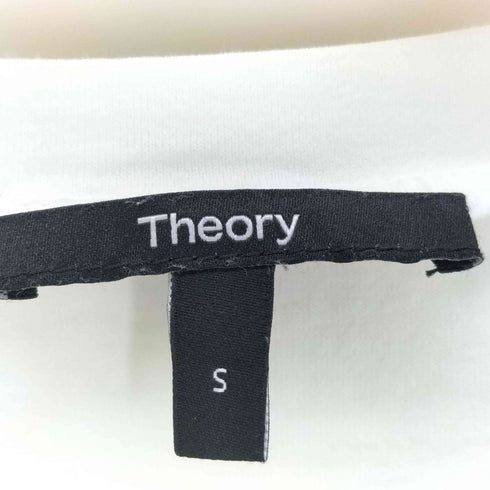 セオリー theory ロゴ クルーネック 半袖Tシャツ レディース JPN:S