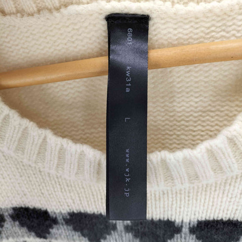 ダブルジェイケイ wjk ノルディック柄 クルーネックセーター メンズ JPN:L