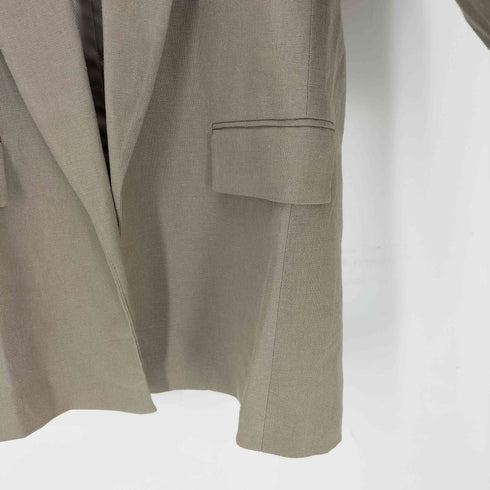 ザラ ZARA リネン テーラードジャケット レディース import:XS