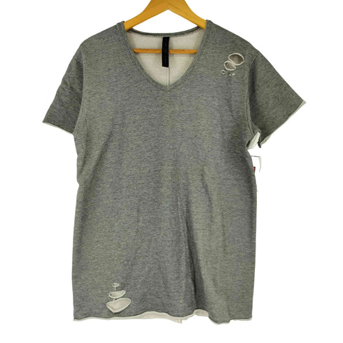 ダブルジェイケイ wjk damage cut&sawn ダメージVネックTシャツ メンズ JPN:M