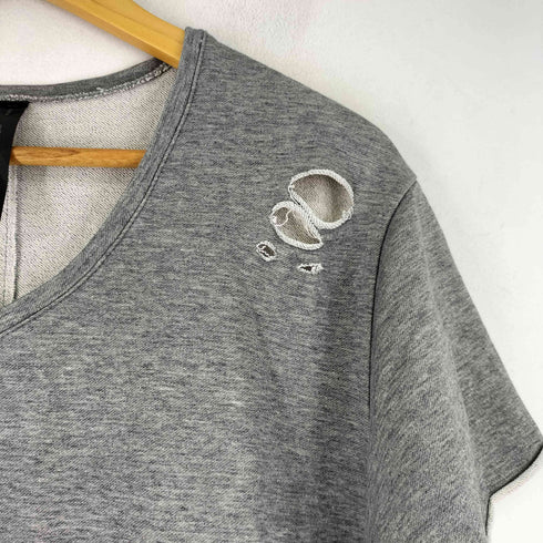 ダブルジェイケイ wjk damage cut&sawn ダメージVネックTシャツ メンズ JPN:M