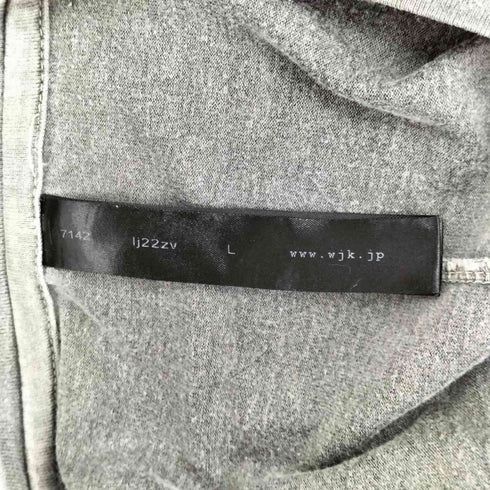 ダブルジェイケイ wjk ポケットレザー VネックTシャツ メンズ JPN:L