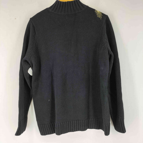 ローレンラルフローレン LAUREN RALPH LAUREN 龍刺繍 ハーフジップ ニット レディース 1X
