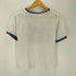 80-90S レーヨン混 プリント S/S リンガー Tシャツ メンズ