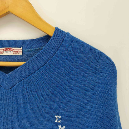 チャンピオン Champion 60-70s DORAN カレッジロゴ Vネック アクリルレーヨン ニットセーター メンズ import:L