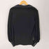 60-70S UNION MADE USA製 ポリエステル L/S スキッパー ドレス シャツ ブラック レディース
