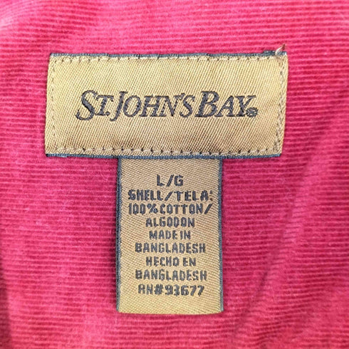 セントジョンズベイ STJOHNS BAY L/S ボタンダウン コーデュロイシャツ メンズ import:L