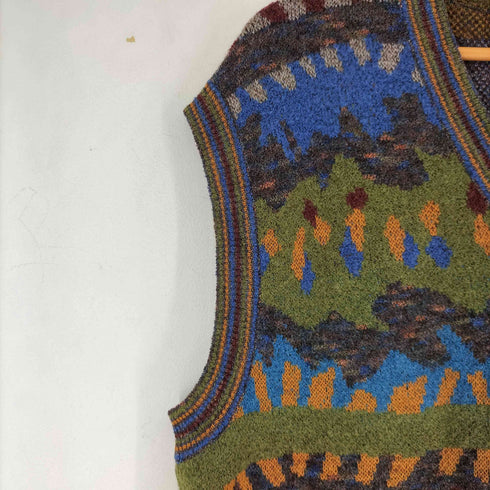 ミッソーニスポーツ MISSONI SPORTS 総柄デザイン ベスト メンズ 48