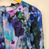 デシグアル Desigual Cairo Blue Watercolour Floral Blouse レディース import:S