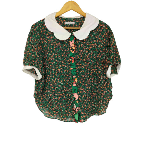 ツモリチサト TSUMORI CHISATO 総柄シルクブラウス レディース JPN:2