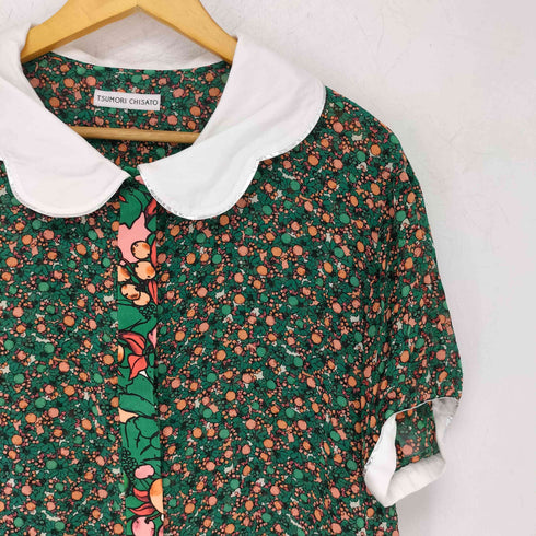 ツモリチサト TSUMORI CHISATO 総柄シルクブラウス レディース JPN:2