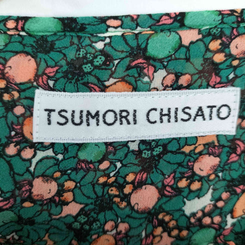ツモリチサト TSUMORI CHISATO 総柄シルクブラウス レディース JPN:2