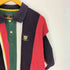 チャップスラルフローレン CHAPS RALPH LAUREN 80S GOLF ストライプ マルチカラー ロゴ刺繍 S/S ポロシャツ メンズ 3L