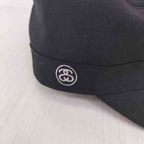 ステューシー Stussy 裏地総柄 シャネルロゴ ウール ワークキャップ メンズ X-LARGE