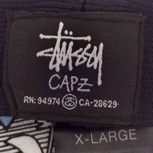 ステューシー Stussy 裏地総柄 シャネルロゴ ウール ワークキャップ メンズ X-LARGE