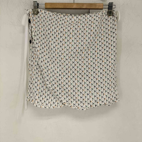 フラックスバイジーンエンゲラール FLAX by Jeanne Engelhart 総柄リネンレイヤードシャツ レディース M