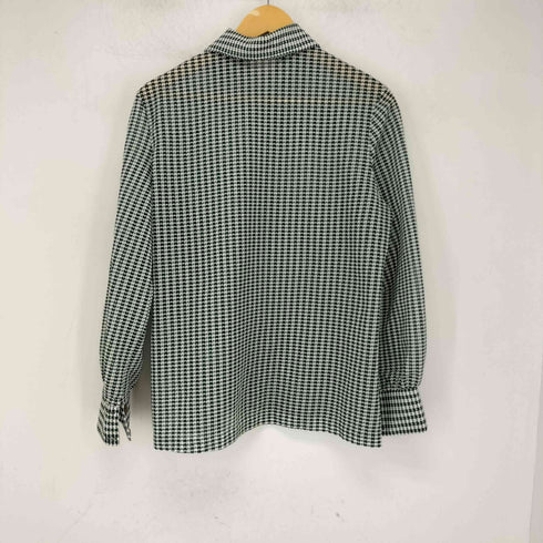 総柄シアーシャツ レディース