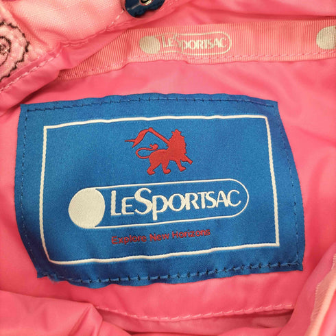 レスポートサック LeSportsac SM CHAIN QUILT TOTE バンダナ フラミンゴ チェーン キルト トート バック 2WAY レディース