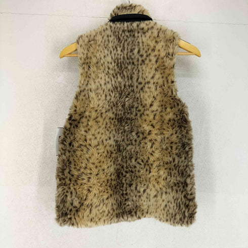 ザラ ZARA Y2K レオパード ライダース ファーベスト レディース 162