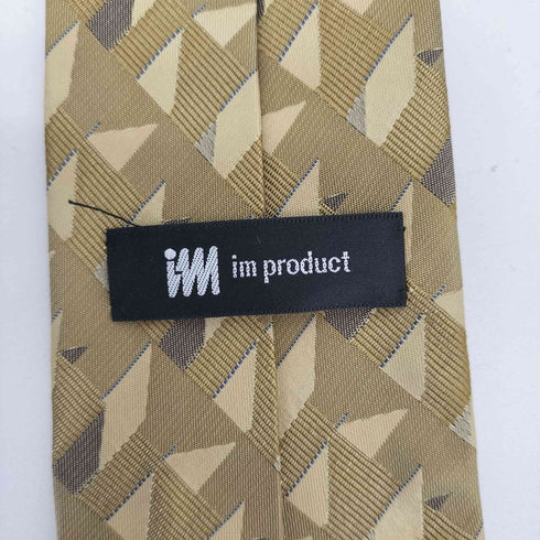 アイムプロダクトイッセイミヤケ im product ISSEY MIYAKE 総柄 シルク100 ネクタイ メンズ