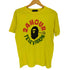 アベイシングエイプ A BATHING APE 袖裾シングル 24時間テレビ 30回記念 クルーネックTシャツ メンズ JPN:L