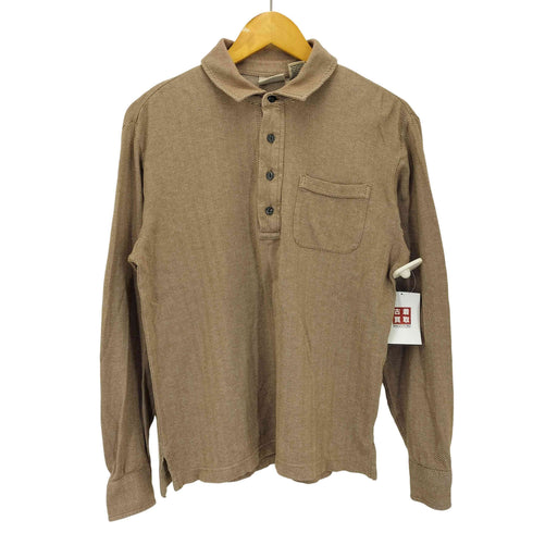 エルエルビーン L.L.Bean L/S ヘリンボーン ポロシャツ メンズ import:S