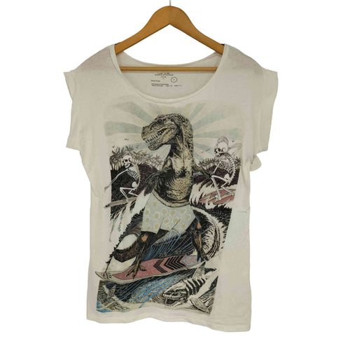 allsaints spitalfields 総柄プリント S/S Tシャツ メンズ JPN:2