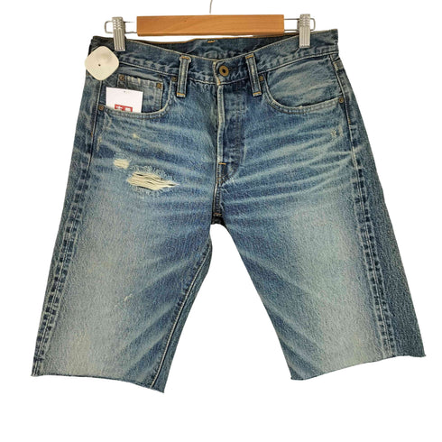 ダブルジェイケイ wjk カットオフデニムショーツ セルビッチ メンズ
