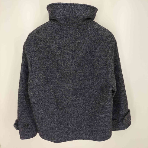 ザラ ZARA SHORT HERRINGBONE WOOL COAT ヘリンボーン ショート ウール コート レディース import:S