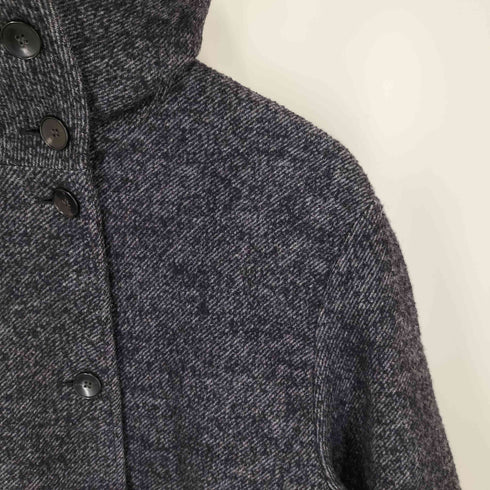 ザラ ZARA SHORT HERRINGBONE WOOL COAT ヘリンボーン ショート ウール コート レディース import:S