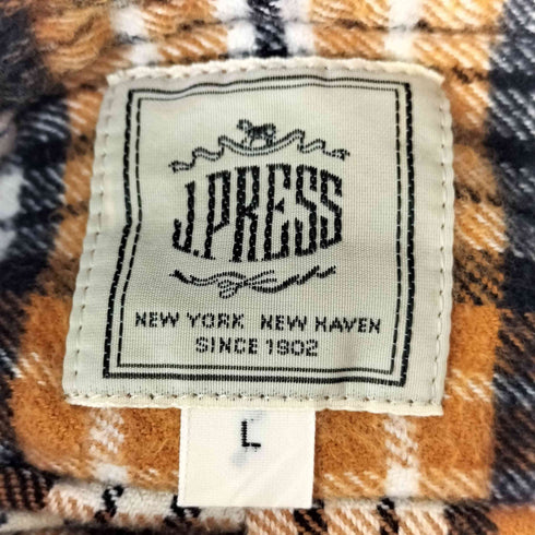 ジェイプレス J.PRESS コットンフランネルシャツ メンズ import:L