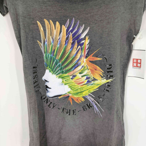 ディーゼル DIESEL グラフィックプリント Tシャツ レディース JPN:S