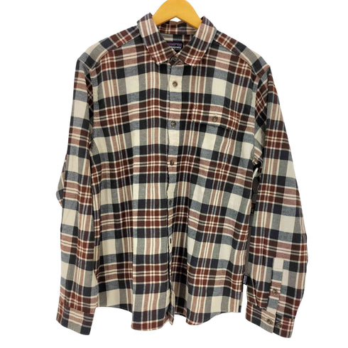 パタゴニア patagonia 25AW オーガニックコットン製チェック柄ライトネルシャツ メンズ L