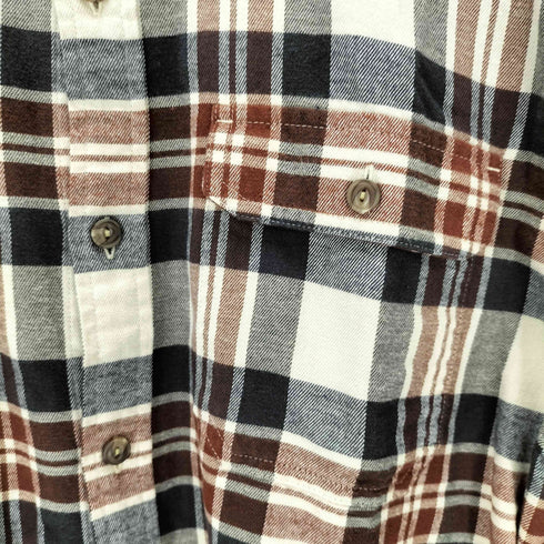 パタゴニア patagonia 25AW オーガニックコットン製チェック柄ライトネルシャツ メンズ L